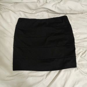 Black pencil mini skirt size medium